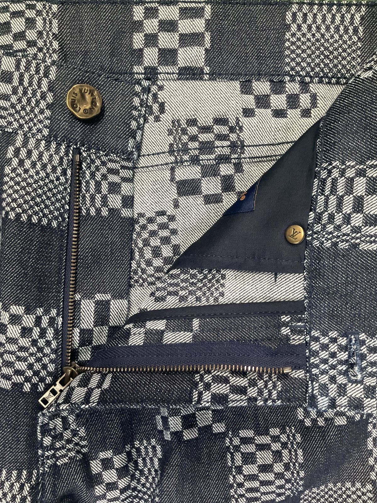 Louis Vuitton Louis Vuitton Distorted Damier Print Jeans Size US 29 - 2 Thumbnail