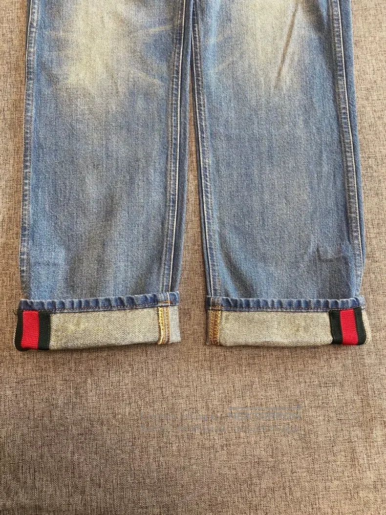Gucci Gucci Striped webbing tapered jeans Size US 33 - 4 Thumbnail