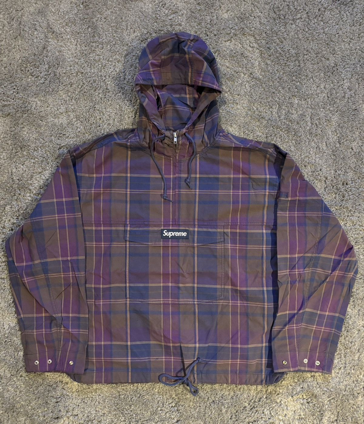 Supreme Cotton Utility Anorak Plaid XXL - 通販 - dhaka12.com