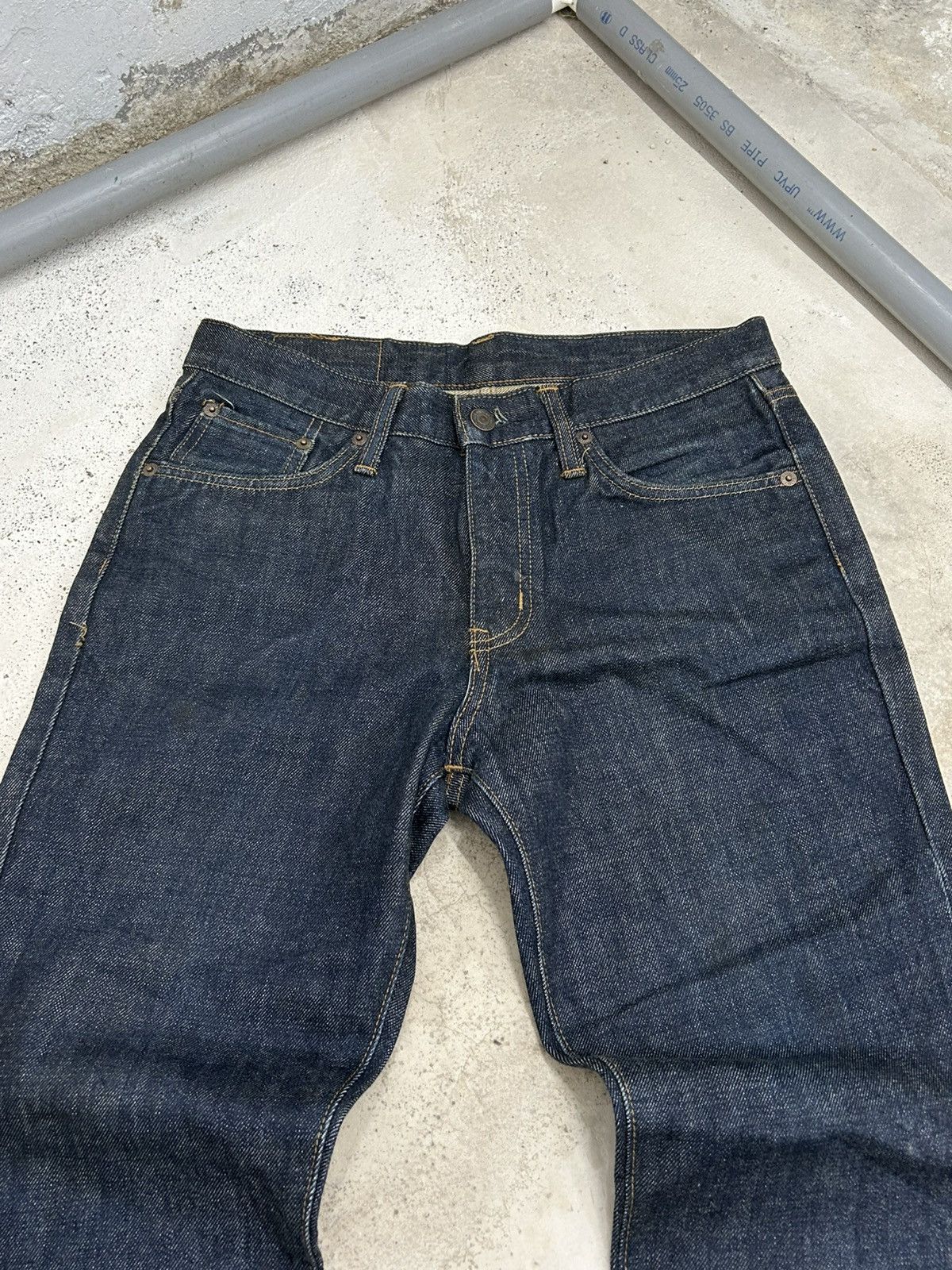 Edwin × Japanese Brand × Vintage Vintage Flare Edwin Japan 53 400XX Distressed Jeans Denim Size US 29 - 5 Thumbnail