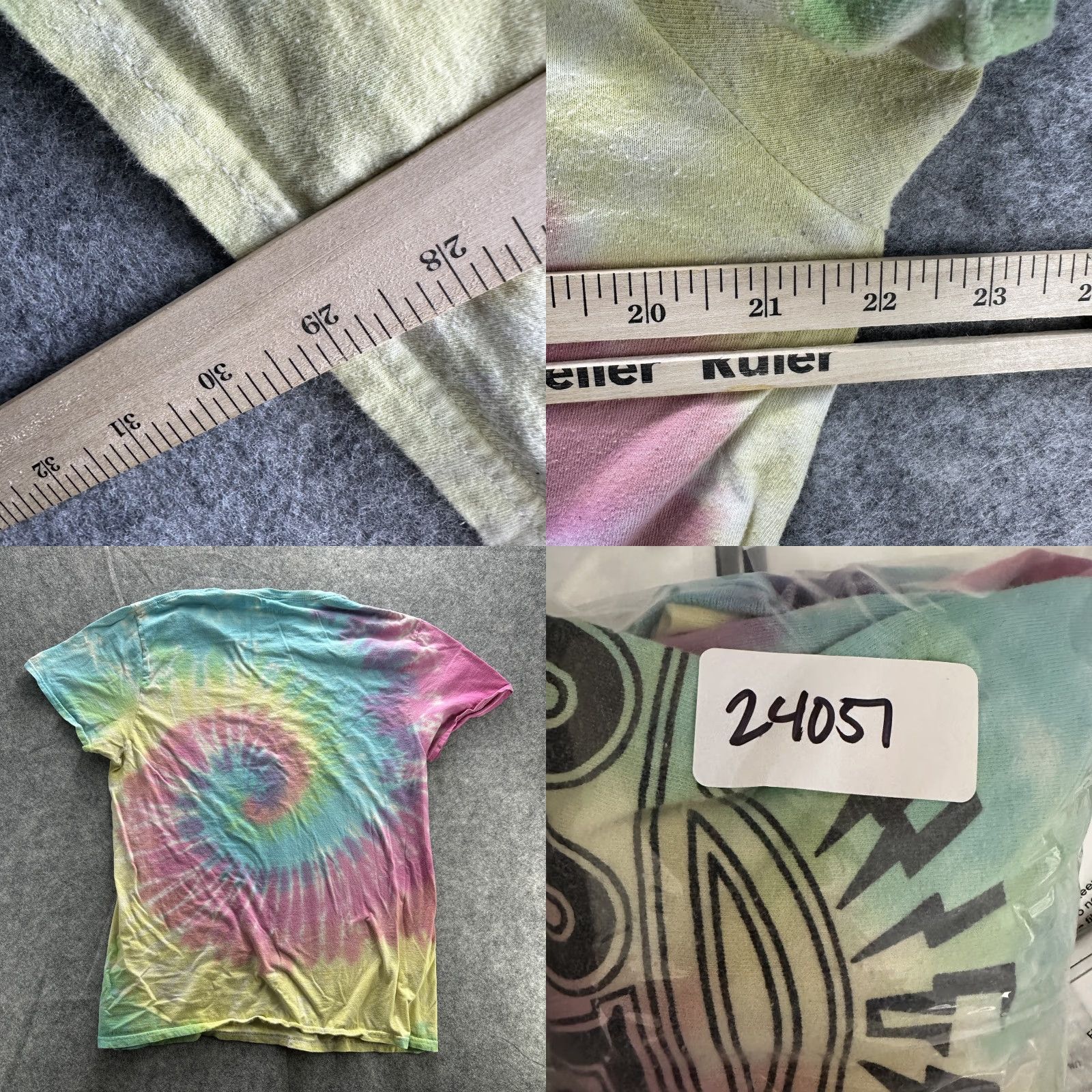Vintage AC/DC High Voltage Shirt Mens M Tie Dye Rock Graphic 70s Style Band Tee Size US M / EU 48-50 / 2 - 8 Thumbnail