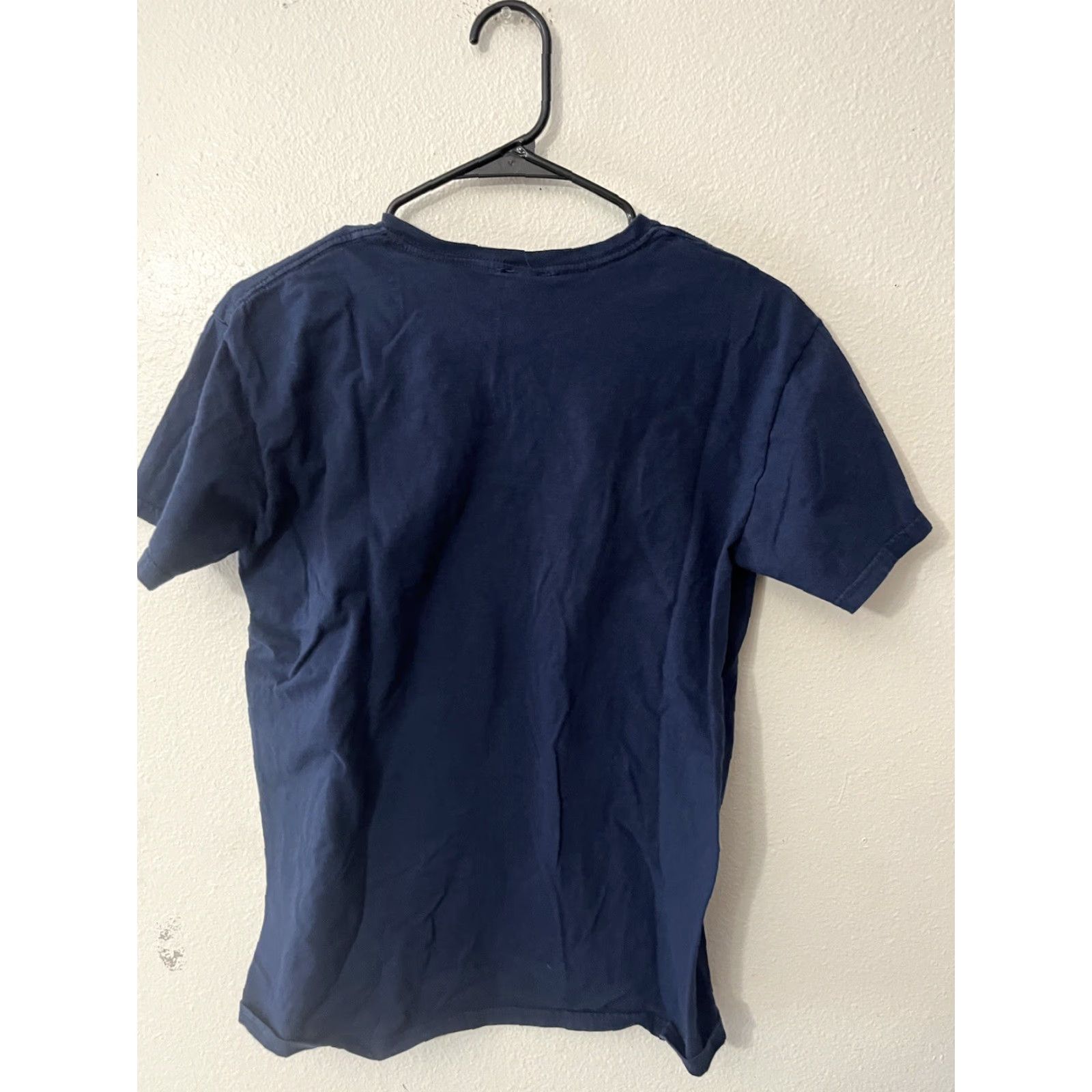 MLB Majestic Baseball MLB Blue T-Shirt Short Sleeve Crew Neck Size M Men 100% Polyester Graphic Print Active All Seasons Size US M / EU 48-50 / 2 - 4 Thumbnail
