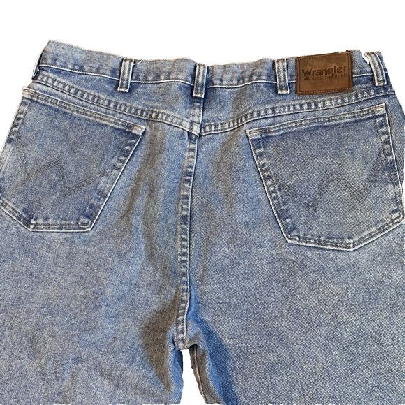 Wrangler Wrangler Jeans Mens 38X30 Blue Rugged Wear Relaxed Fit Work Size US 38 / EU 54 - 3 Thumbnail