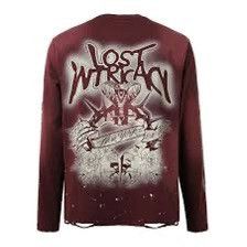 LOST INTRICACY Lost Intricacy Burgundy Angel LS Tee Size US XXL / EU 58 / 5 - 2 Thumbnail