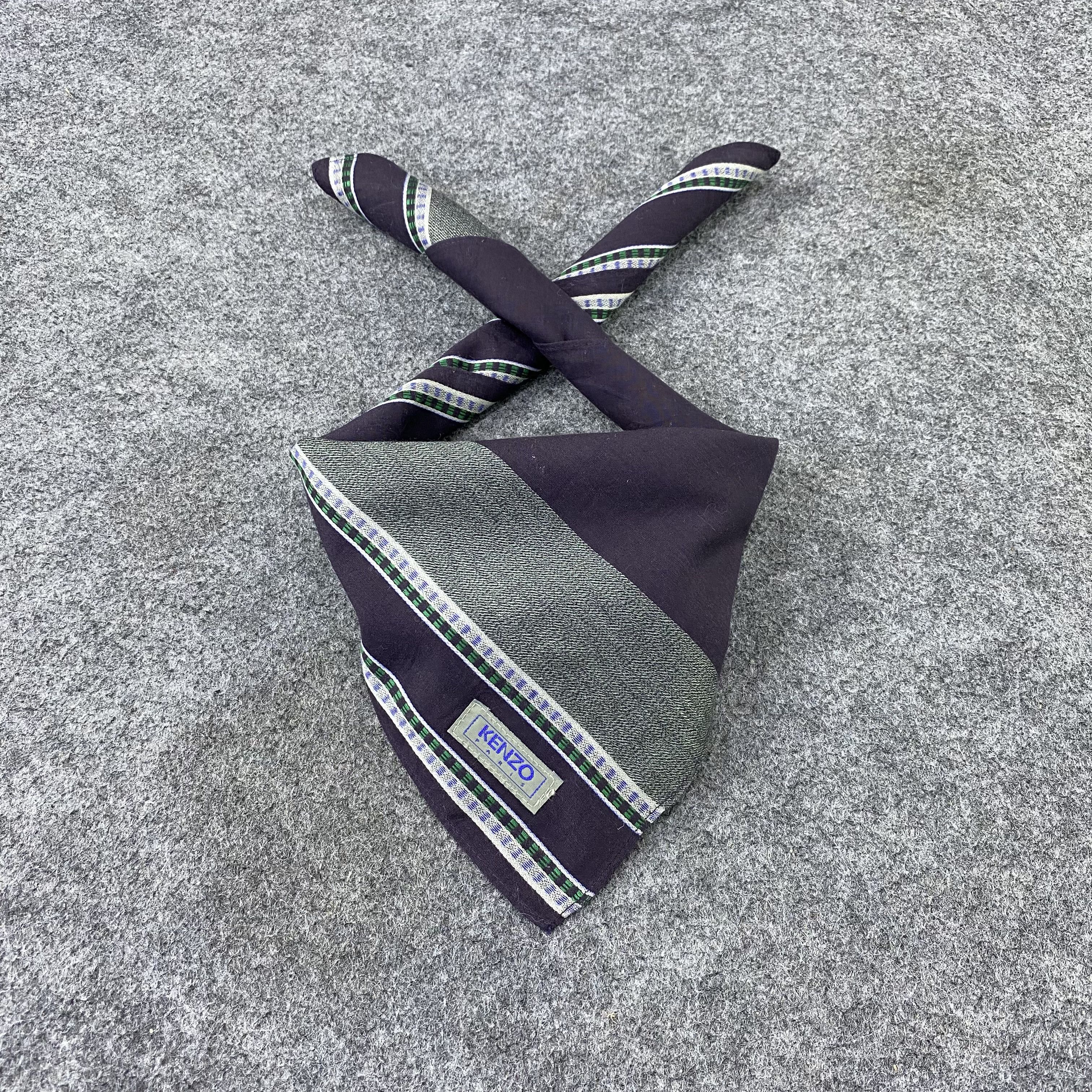 Kenzo × Vintage Kenzo Handkerchief / Bandana / Neckerchief-N1190 Size ONE SIZE - 2 Thumbnail