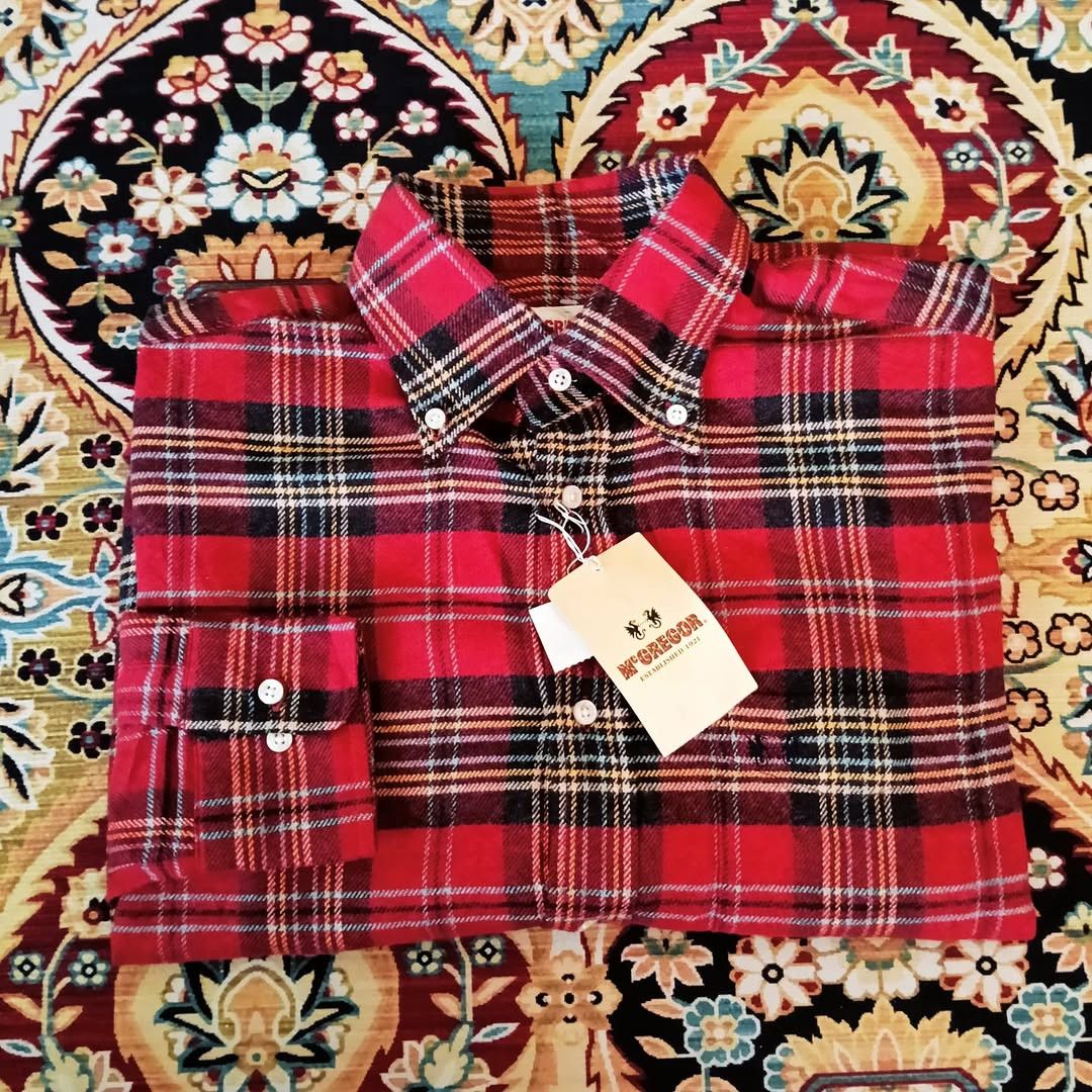 McGregor Mc GREGOR Flannel Shirt Long Slave ( M ) Size US M / EU 48-50 / 2 - 4 Thumbnail