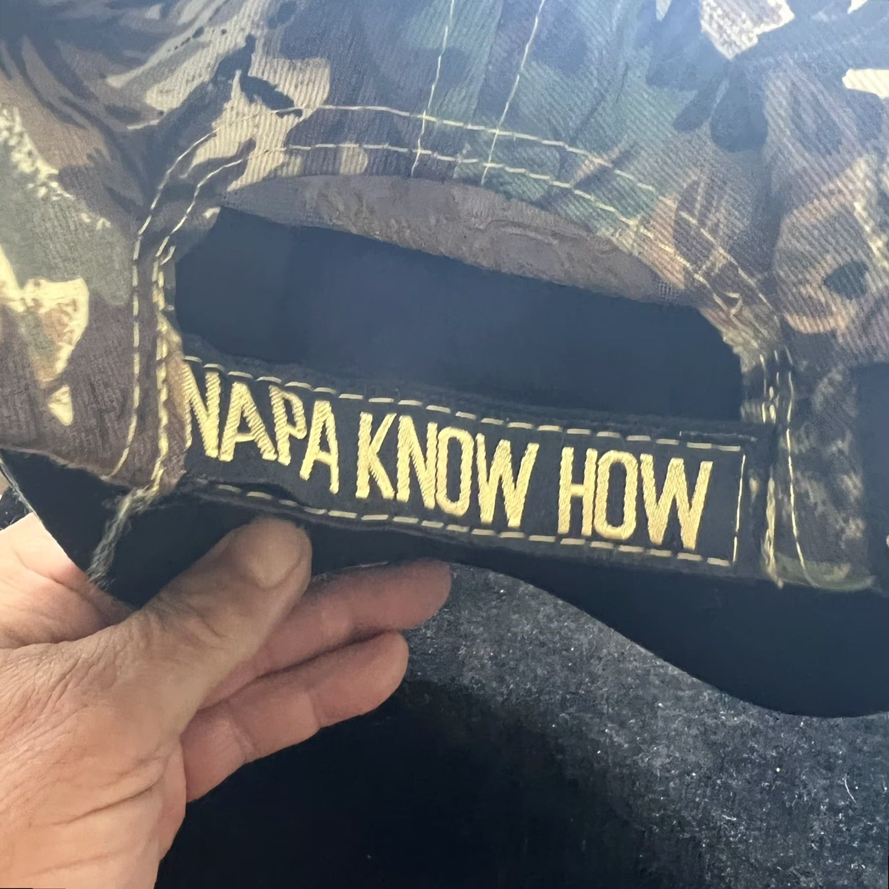 NASCAR VINTAGE Napa Racing Baseball Cap Hat Martin Truex Jr #56 Adjustable White Black Camo One Size Mens Size ONE SIZE - 5 Thumbnail