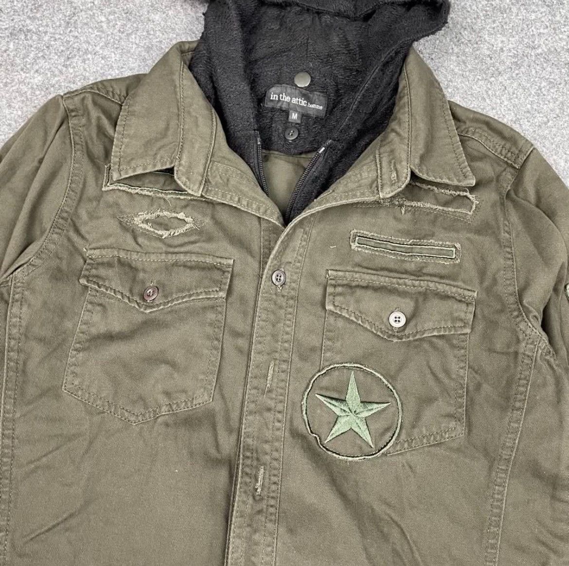 In The Attic In The Attic Double Zipper Military Hooded Size US M / EU 48-50 / 2 - 2 Thumbnail