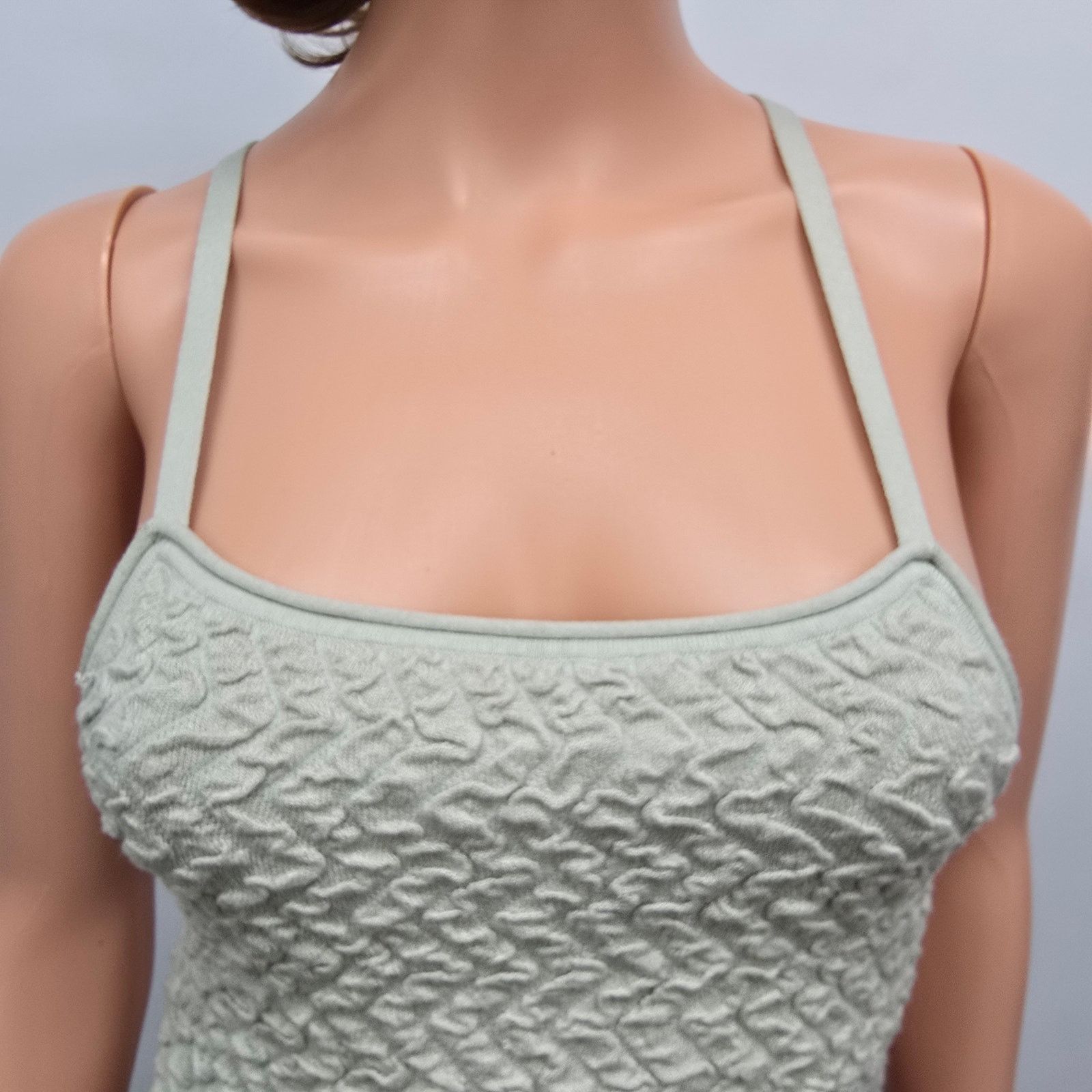 Club Monaco Club Monaco Tank Strappy Texture Top XS Stretch Tie back Size XS / US 0-2 / IT 36-38 - 7 Thumbnail