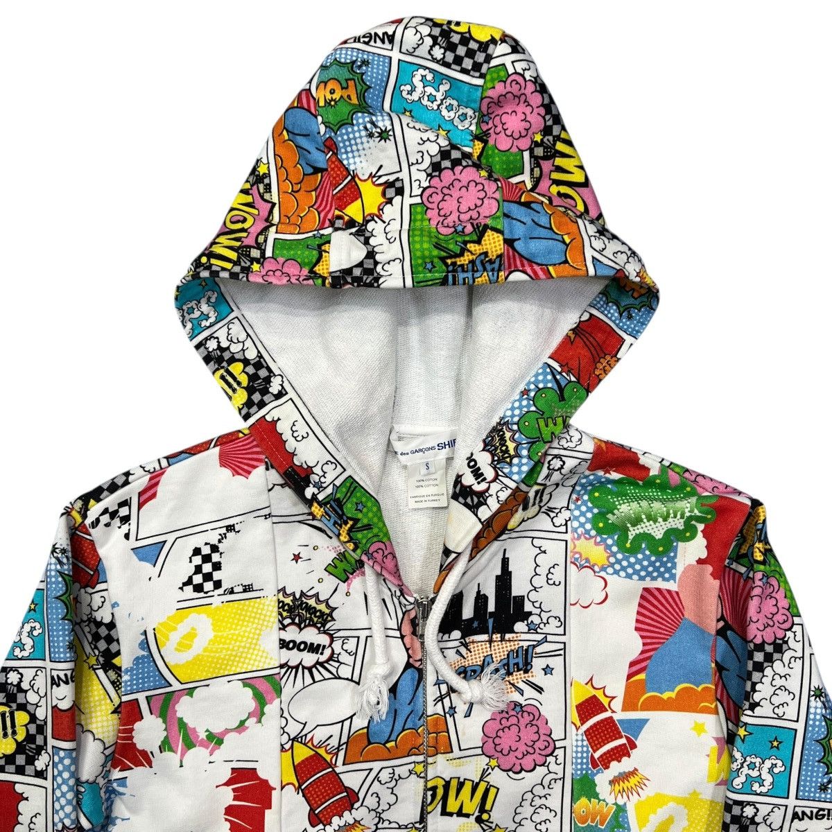 Comme des Garcons SHIRT COMME des GARCONS SHIRT 2019AW Comic Multi Printed Hoodie Size US S / EU 44-46 / 1 - 3 Thumbnail