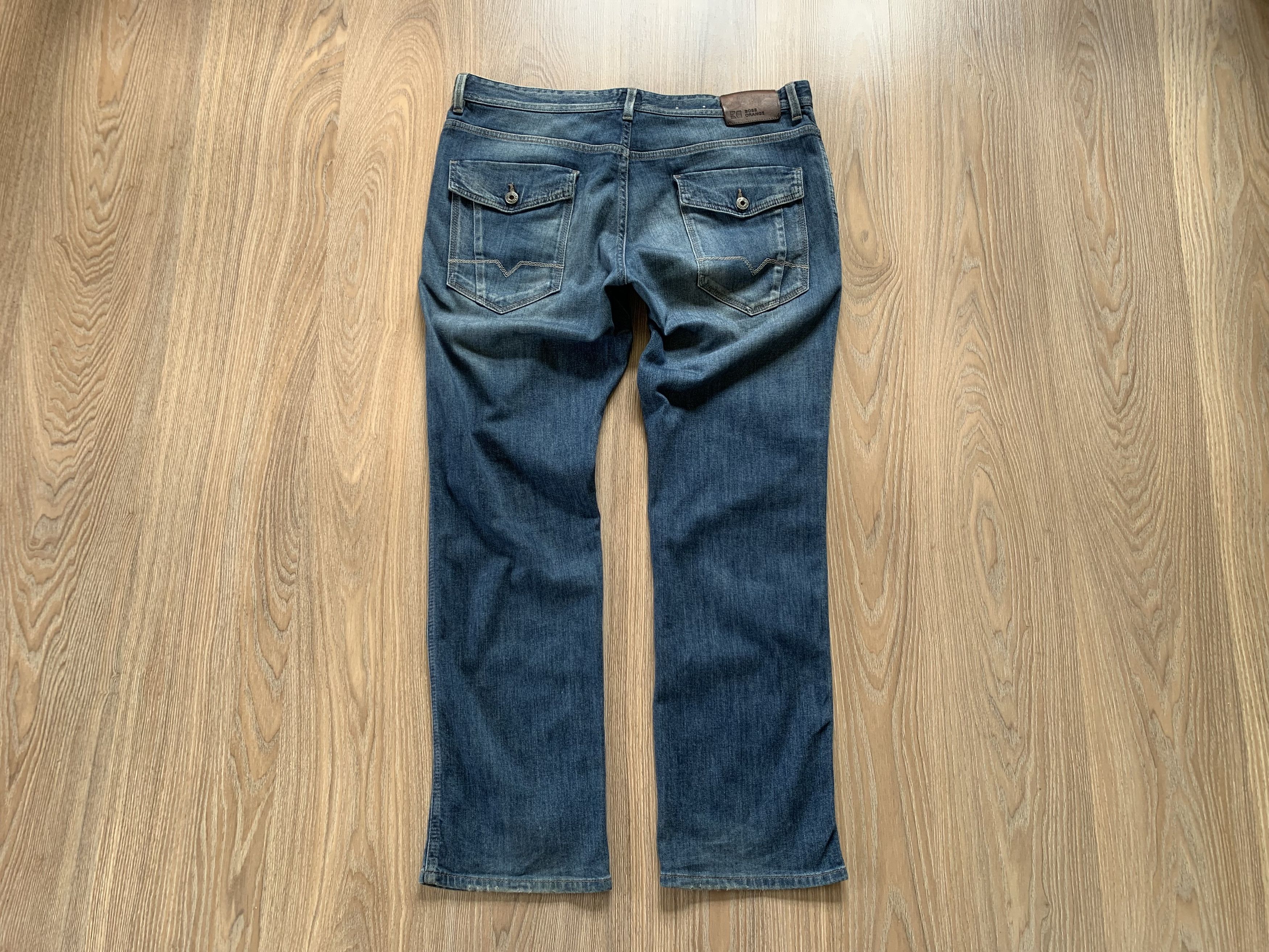 Hugo Boss × Vintage Hugo Boss Orange Blue Jeans Size US 38 / EU 54 - 3 Thumbnail