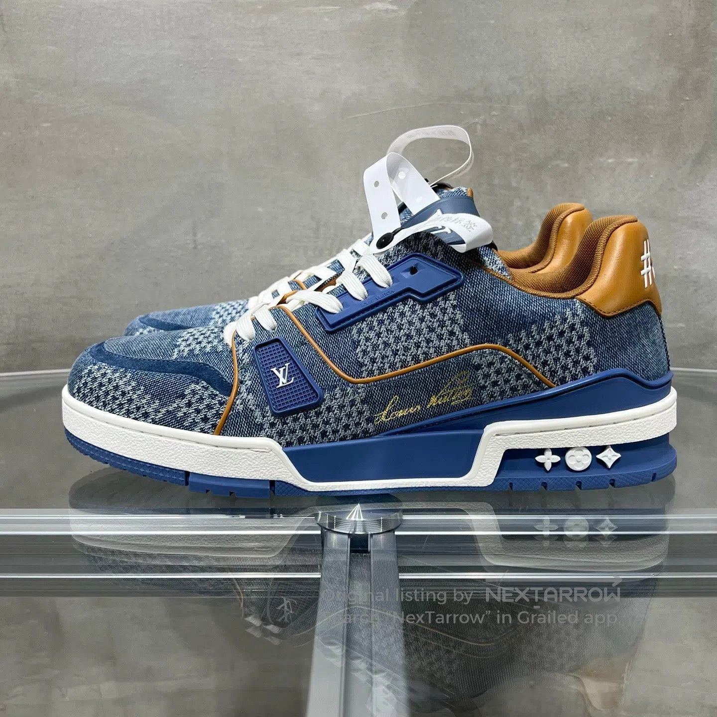 Louis Vuitton Louis Vuitton Trainer Cowboy Checkered Board shoes Size US 8.5 / EU 41-42 - 3 Thumbnail