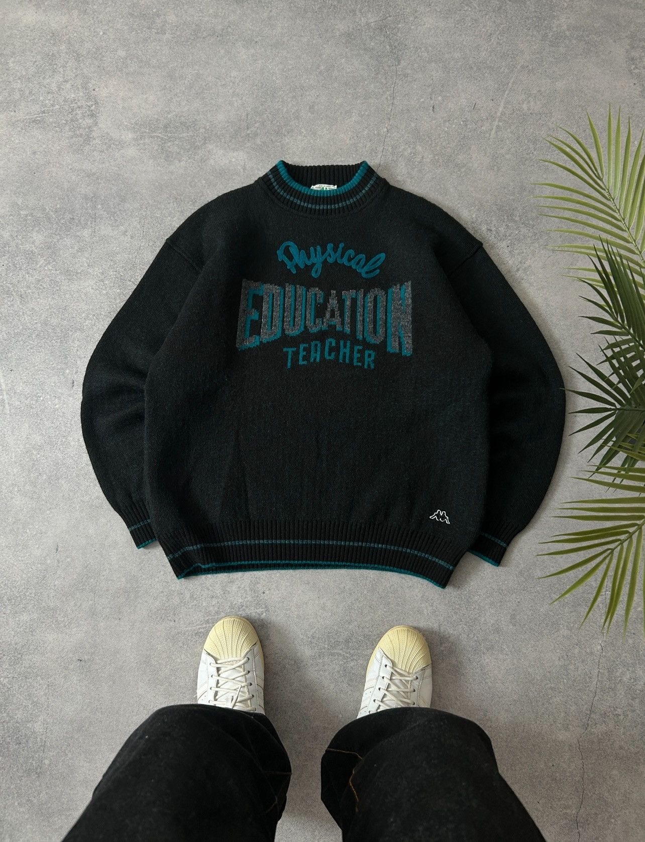 Kappa Vintage Kappa Physical Education teacher sweaters mens Size US M / EU 48-50 / 2 - 1 Thumbnail