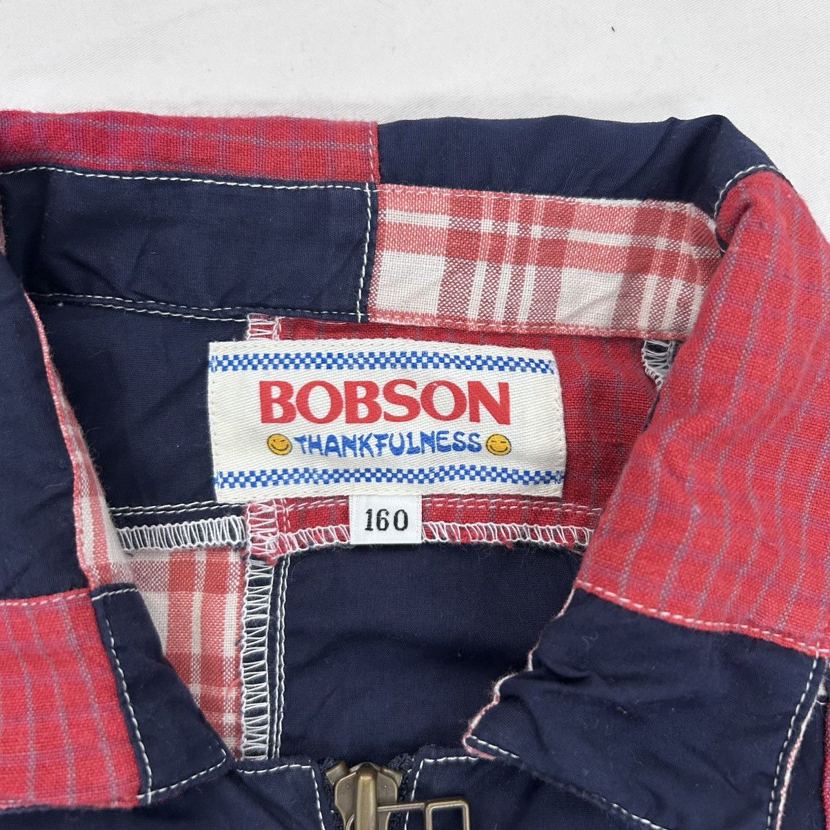 Vintage Vintage BOBSON Patch Work Full Zipper Shirt Size US L / EU 52-54 / 3 - 4 Thumbnail