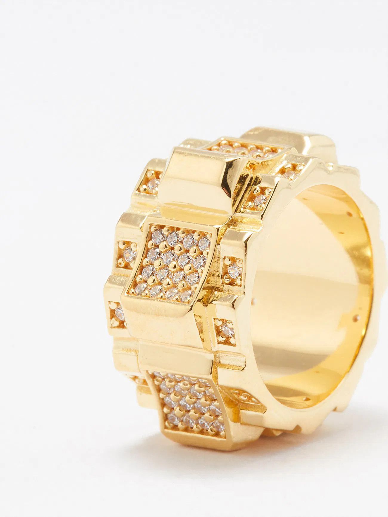Bottega Veneta BOTTEGA VENETA Cubic zirconia crystals & silver ring 6 / 13 Size ONE SIZE - 3 Thumbnail