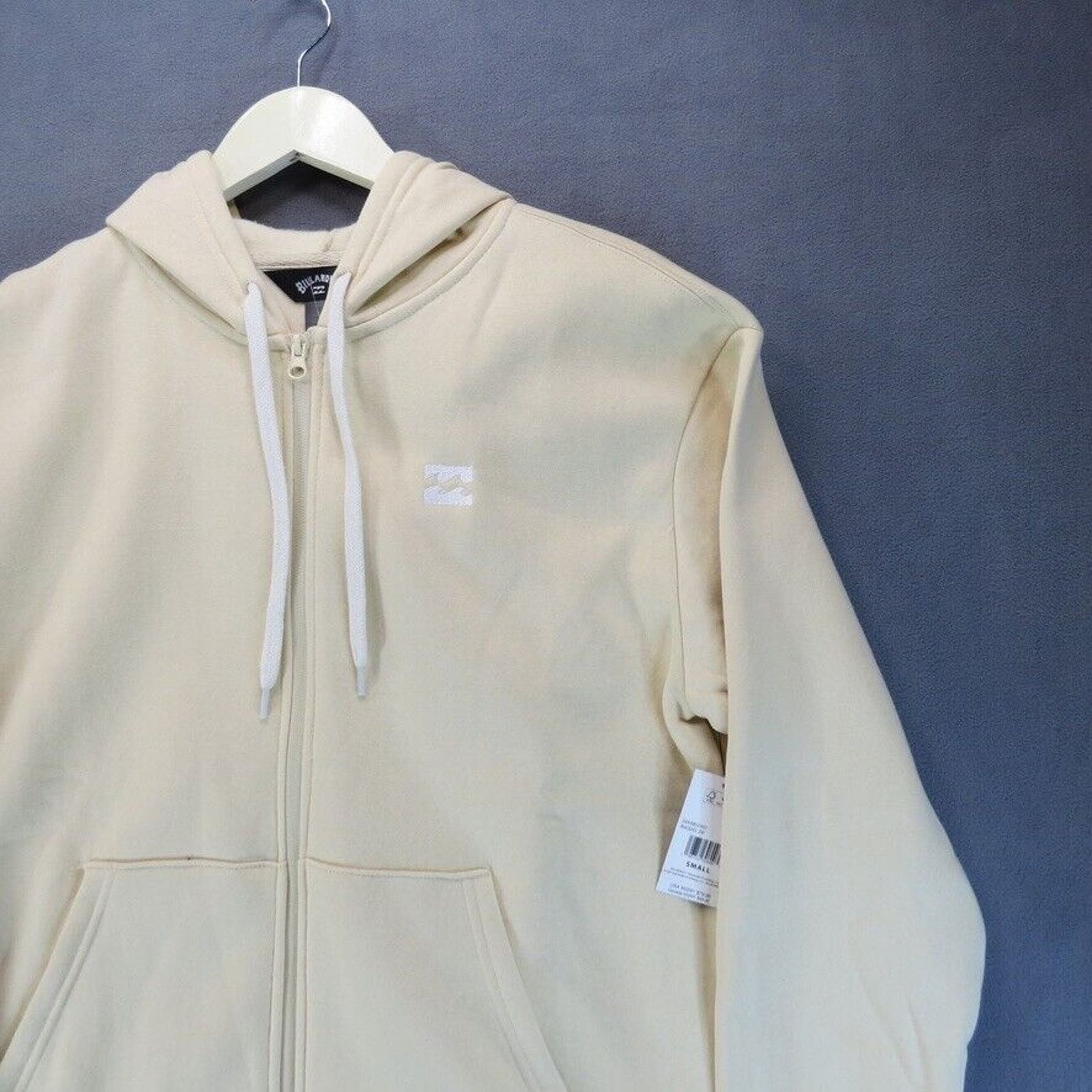 Quiksilver Billabong Full Zip Hoodie Yellow Mens Small Hooded Sweatshir Size US S / EU 44-46 / 1 - 5 Thumbnail