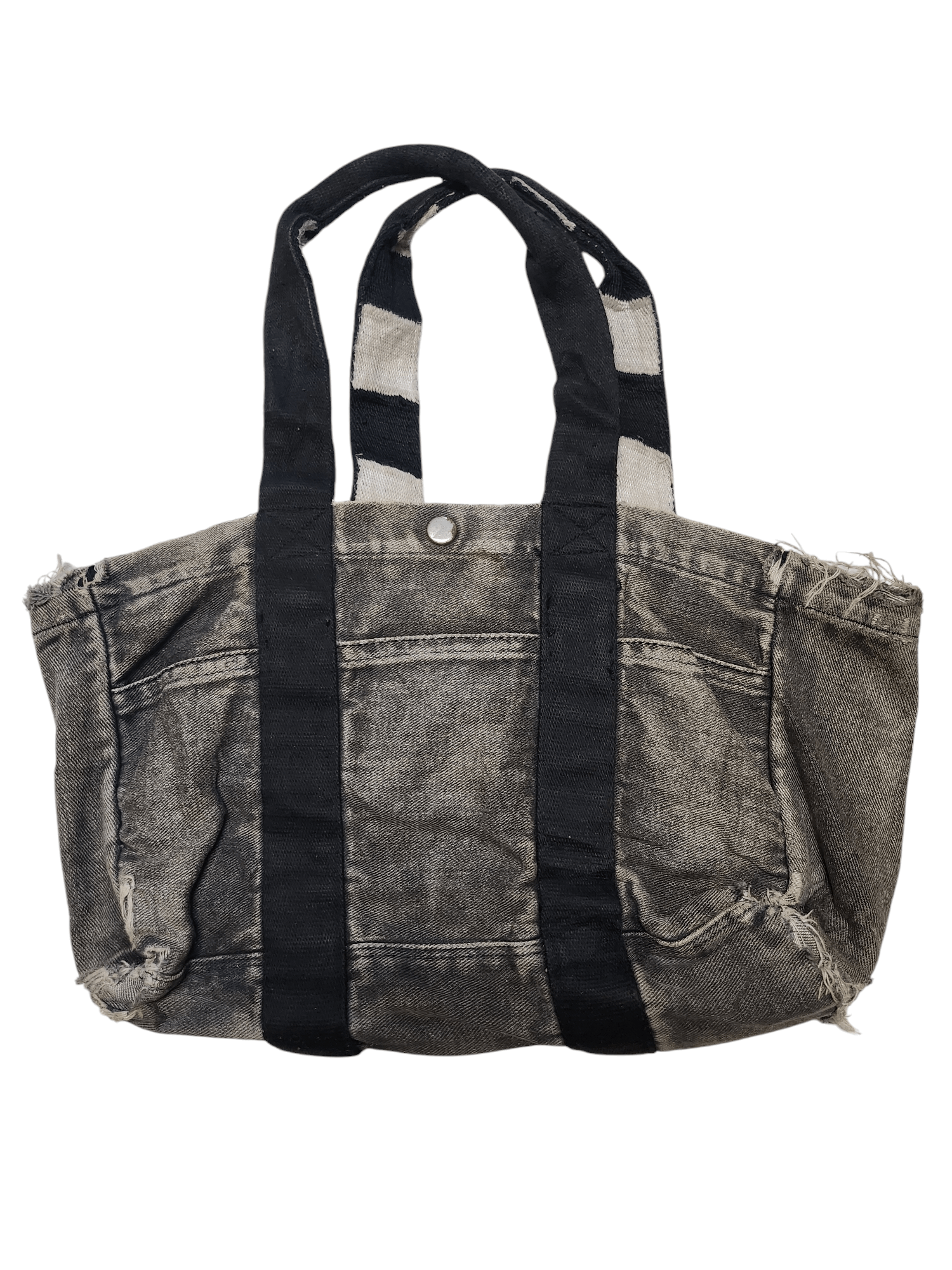 Designer × Porter Vtg Distress Denim Porter x Nakata Tote Bag Size ONE SIZE - 2 Thumbnail