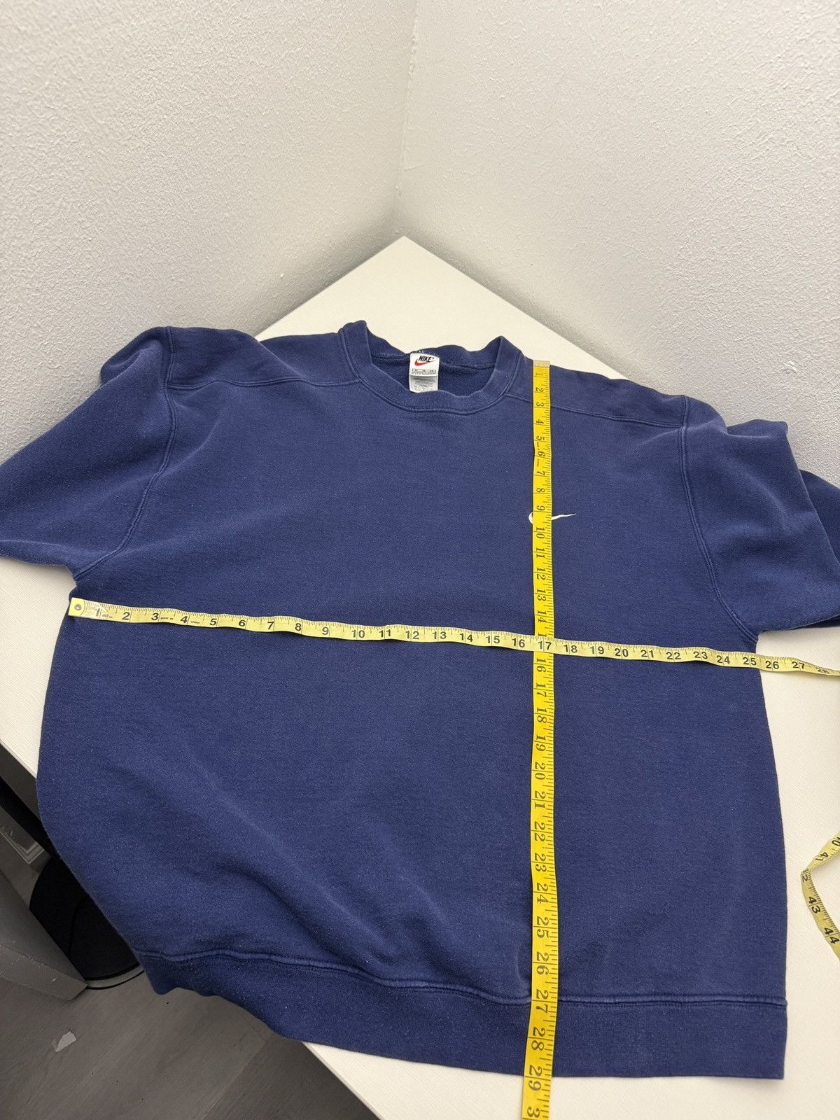 Nike Vintage 90s Nike Crewneck Sweatshirt Swoosh Heavyweight XL Size US XL / EU 56 / 4 - 4 Thumbnail