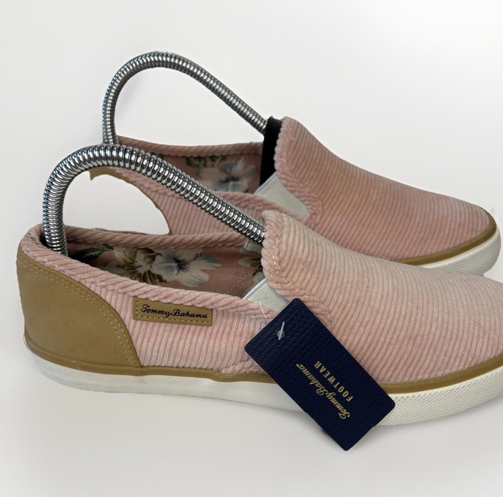 Tommy Bahama Tommy Bahama Corduroy Pink Soft Slip-On Sneaker Size 8.5 Size US 8.5 / IT 38.5 - 3 Thumbnail