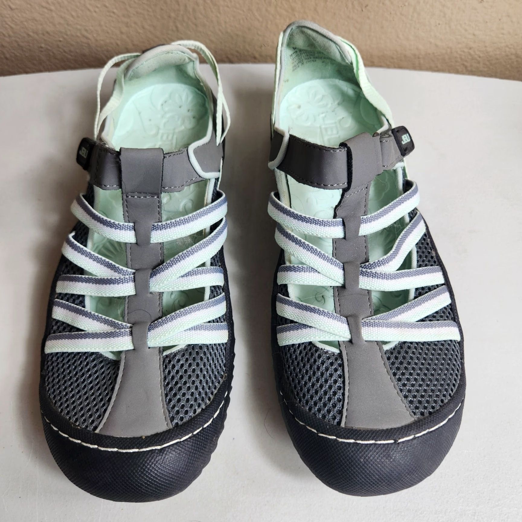 Vintage JBU by Jambu Jetty Sandal Womens Water/Hiking Gray/Mint Size 6.5 Size US 7 / IT 37 - 5 Thumbnail