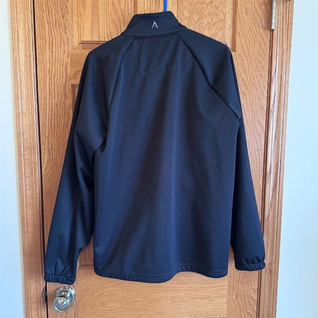 Antigua Antigua Unisex Varsity Jacket M Black Full-Zip North Centra Size M / US 6-8 / IT 42-44 - 5 Thumbnail