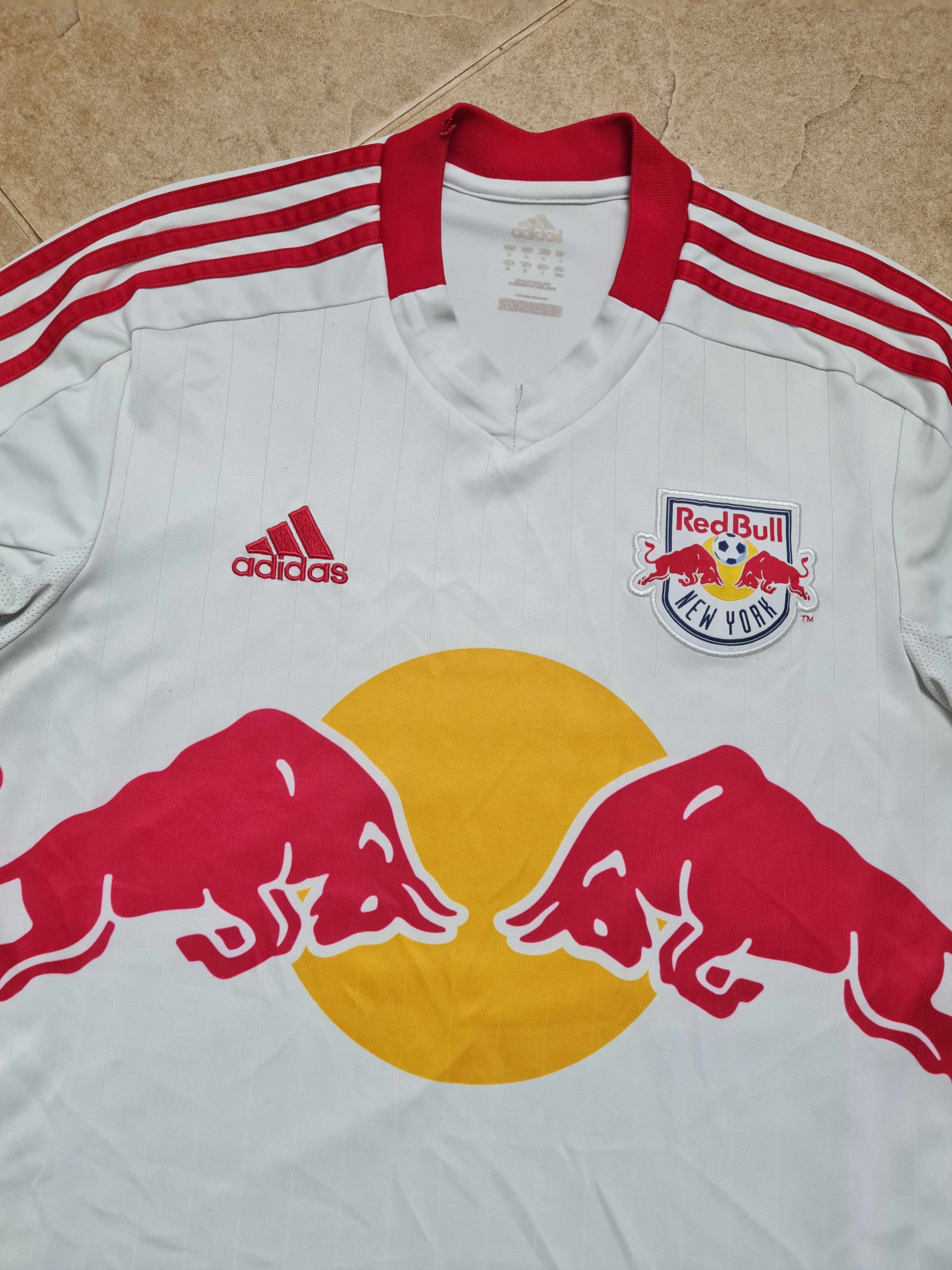 Adidas ADIDAS NEW YORK RED BULLS 2012-2013 HOME SOCCER JERSEY MLS Size US M / EU 48-50 / 2 - 22 Thumbnail
