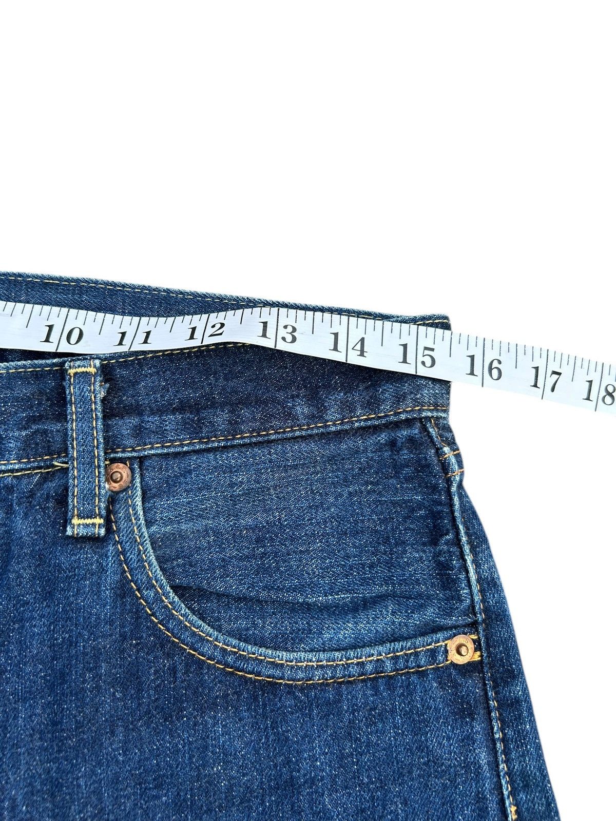Kapital Vintage Levis Big E Selvedge Distressed Denim Jeans Size US 31 - 13 Thumbnail