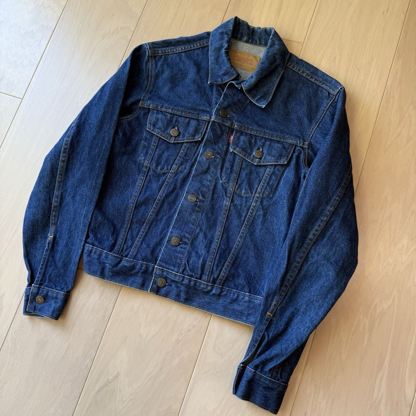 Levi's × Vintage Vintage Levis Denim Jacket 36 Blue 80s Made in USA Dark Wash Size US XS / EU 42 / 0 - 8 Thumbnail