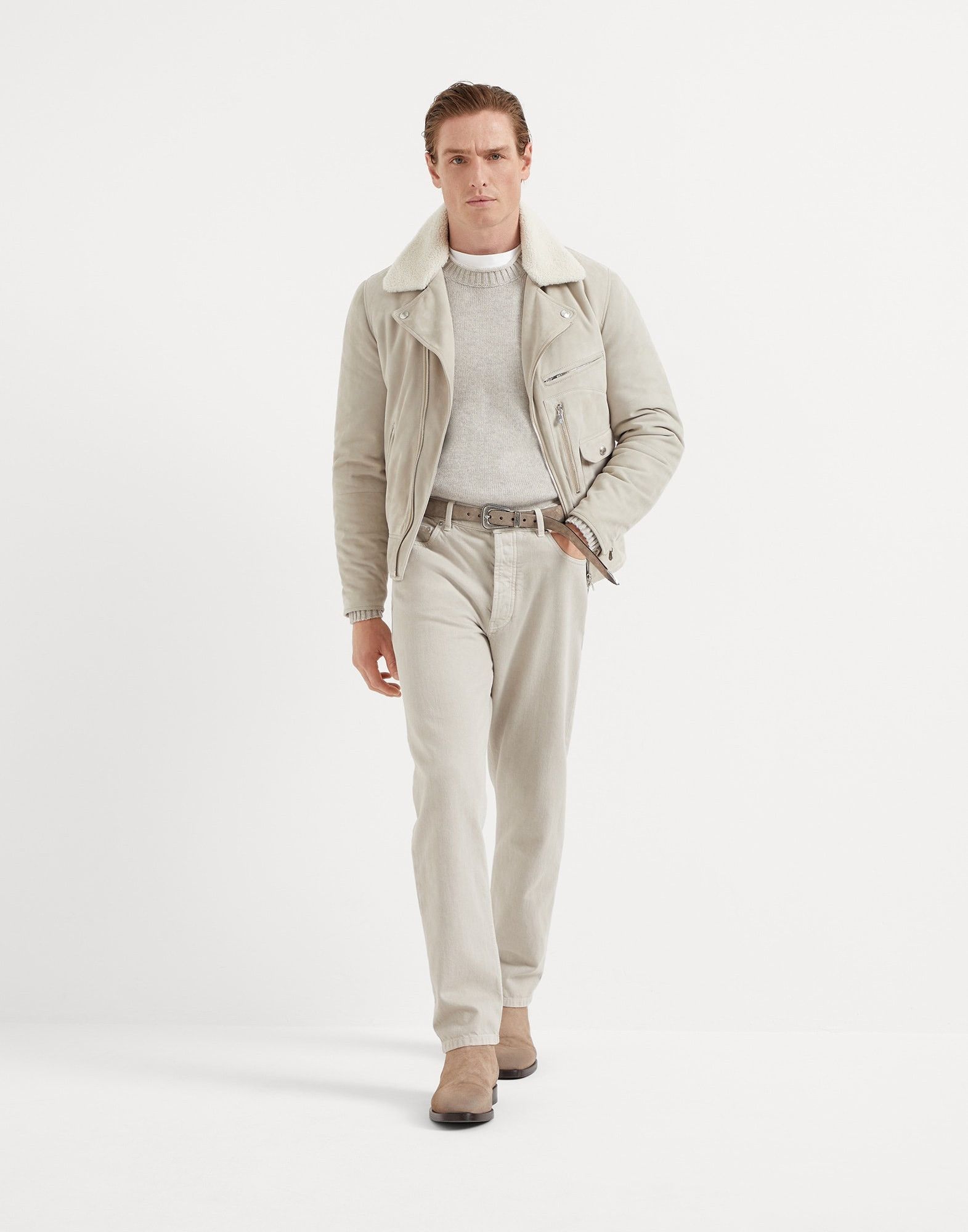 Brunello Cucinelli o1la1rc1a0925 Jeans Pants in Grey Size US 30 / EU 46 - 4 Thumbnail
