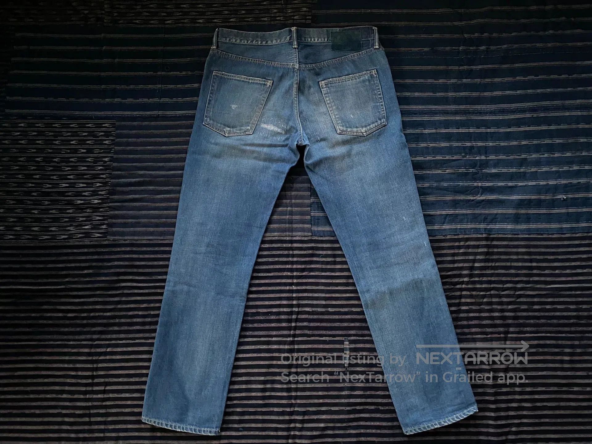 Visvim visvim social sclptr denim pants in blue. Size US 34 / EU 50 - 2 Thumbnail