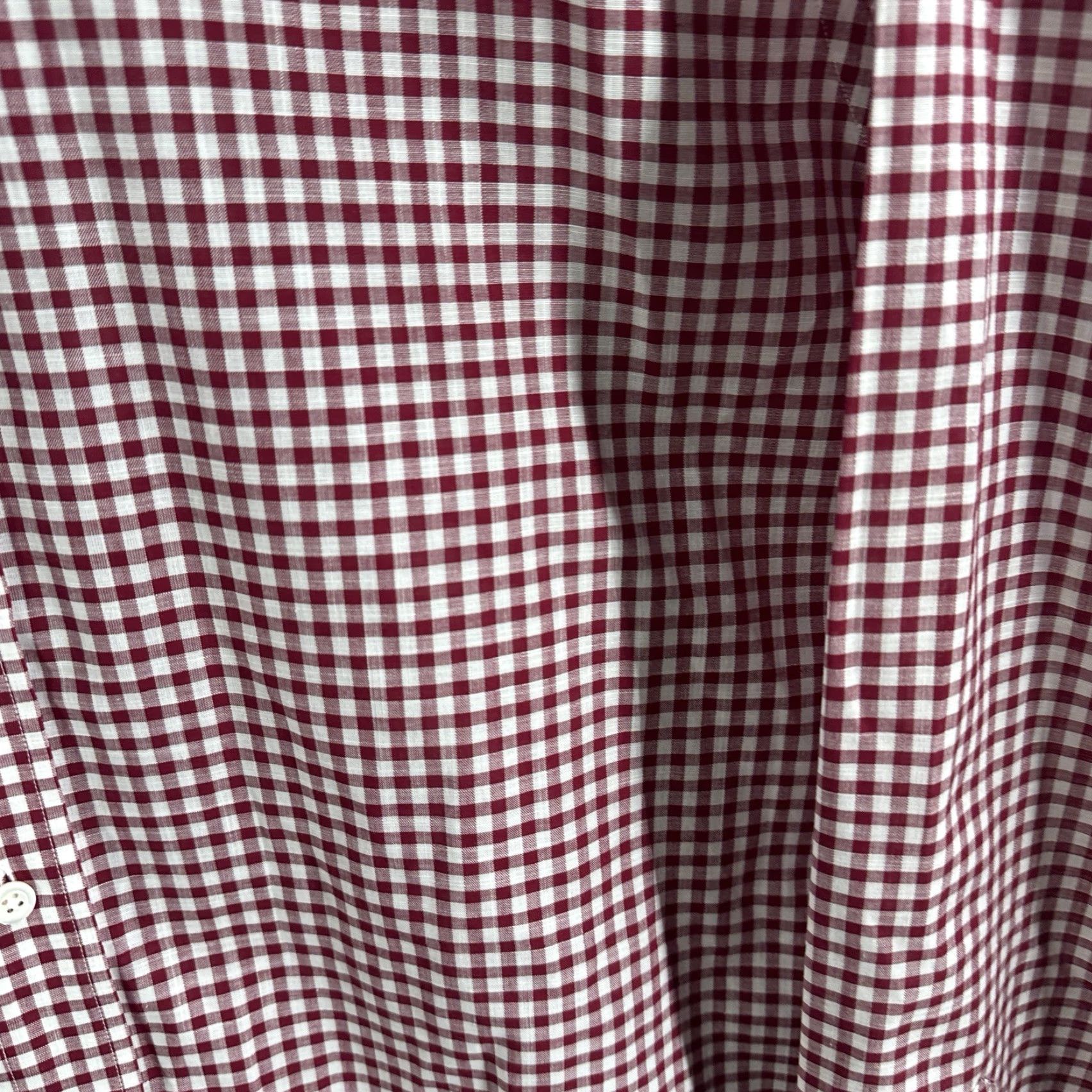 Vintage Ledbury Shirt Mens 17 43 Gingham Casual Preppy Cotton Button Front Picnic Preppy Shirt Mens Red Cotton Button-Up Long Sleeve Collared Button-Down Size US XL / EU 56 / 4 - 7 Thumbnail