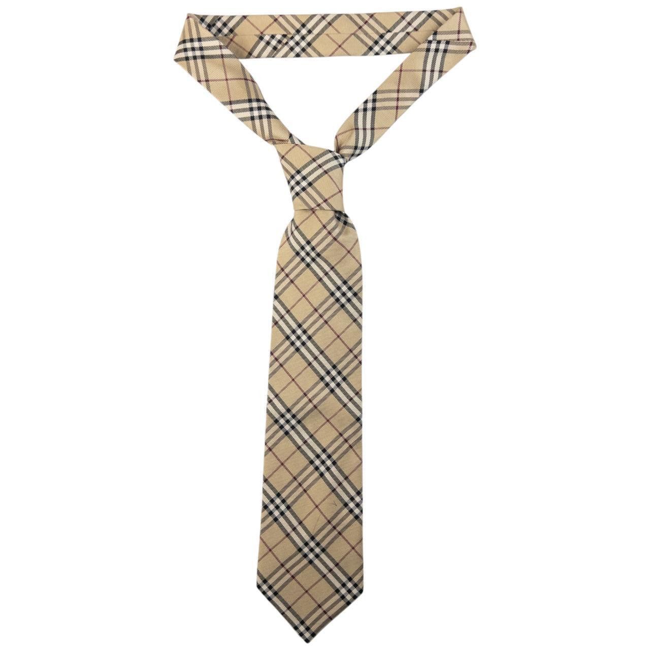 Burberry Vintage Burberry Nova Check Silk Tie Size ONE SIZE - 1 Thumbnail