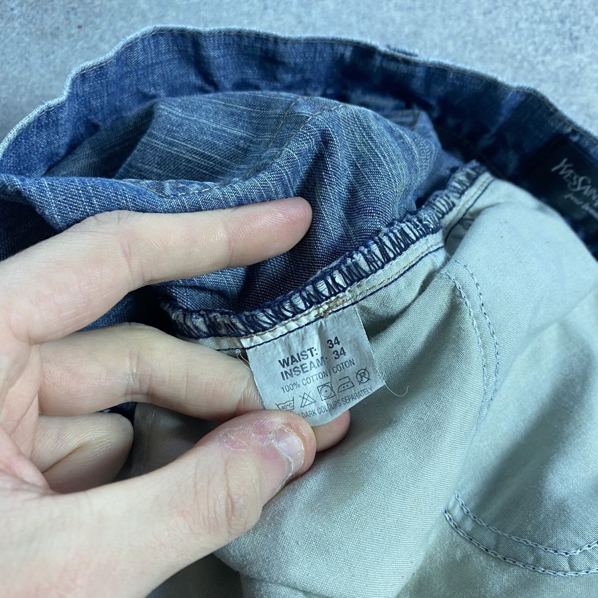 Yves Saint Laurent YSL Jeans Denim Pants & YSL Size US 34 / EU 50 - 10 Thumbnail