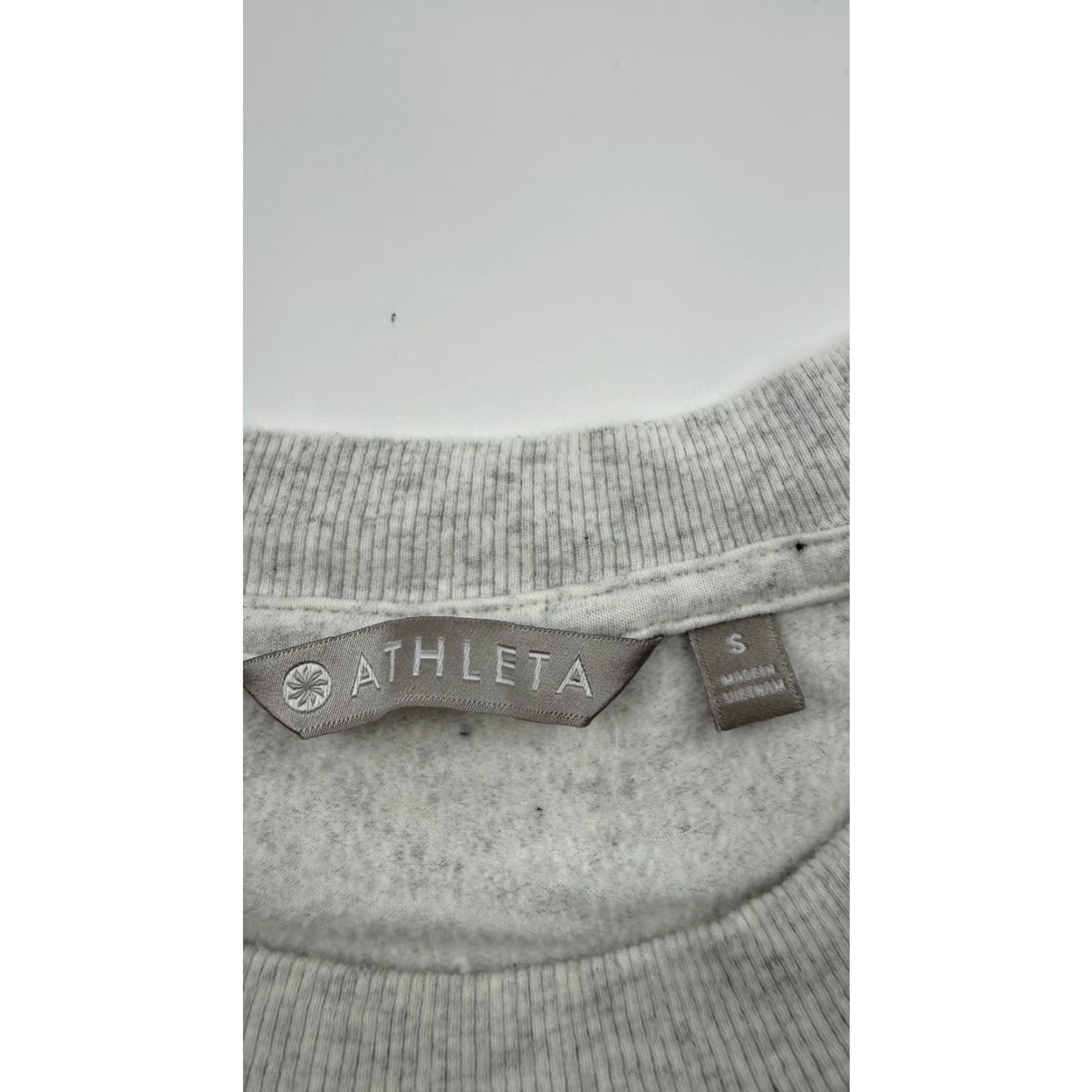 Athleta Athleta Sweatshirt Womens Small Gray Crewneck High Low Hem Side Slits Lounge Size S / US 4 / IT 40 - 5 Thumbnail
