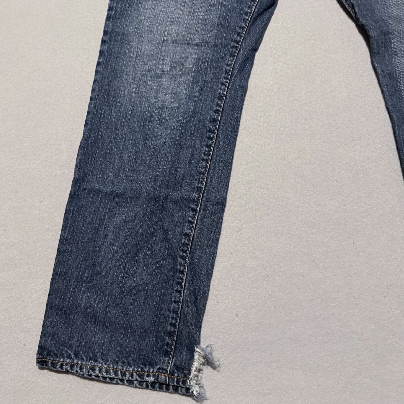 American Eagle Outfitters American Eagle Outfitters Slim Straight Jeans Men's Blue Denim Mid-Rise 32X30 Size US 32 / EU 48 - 5 Thumbnail