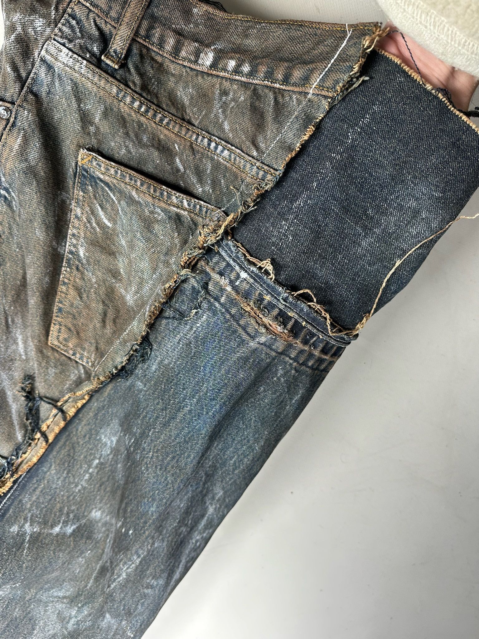 Levi's Vintage Levis Undercover kapital Style Jeans baggy patchwork Size US 34 / EU 50 - 12 Thumbnail
