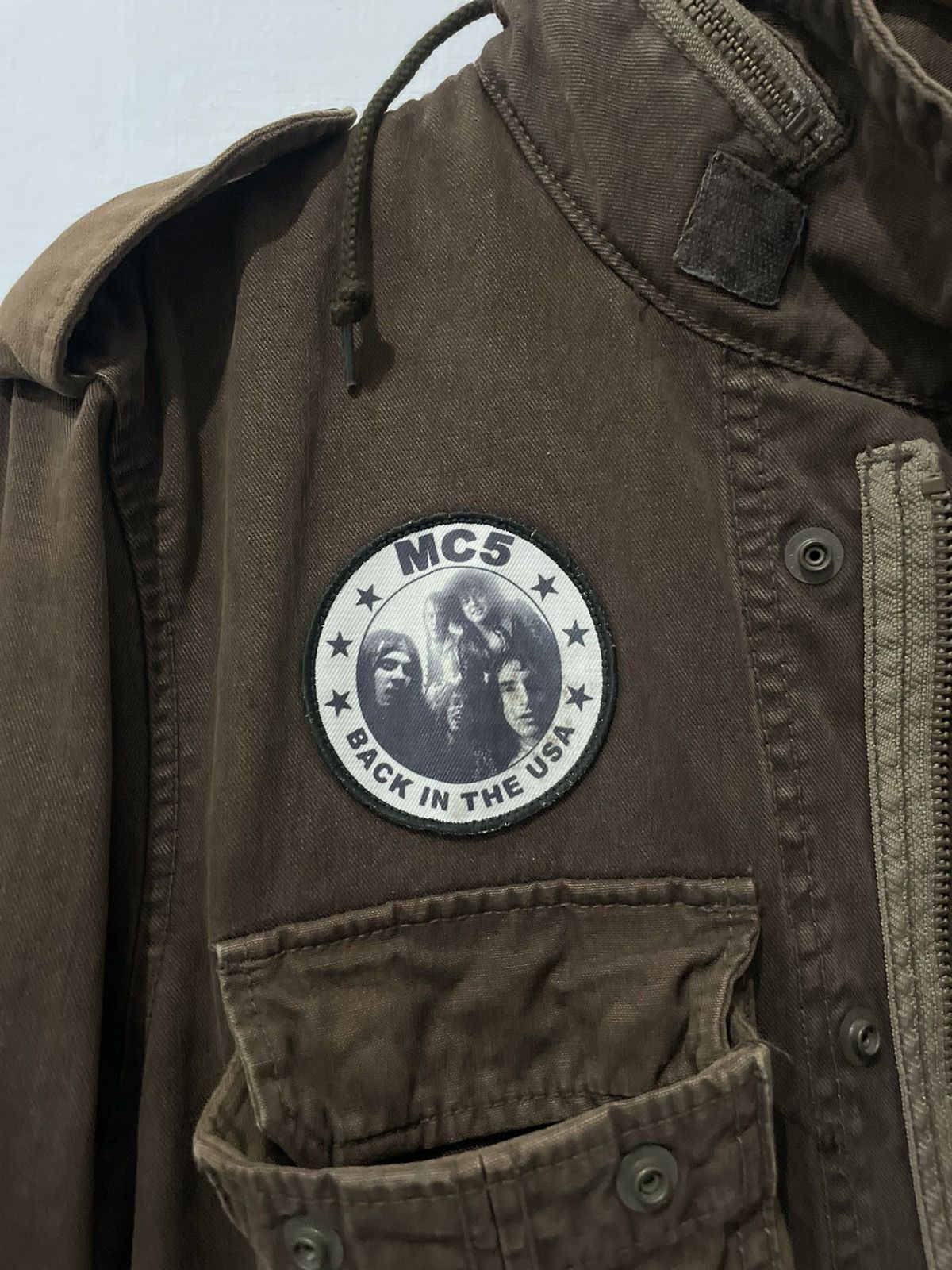 Band Tees × Hysteric Glamour × Vintage HYSTERIC GALMOUR X MC5 rock band m65 parka jacket size M Size US M / EU 48-50 / 2 - 2 Thumbnail