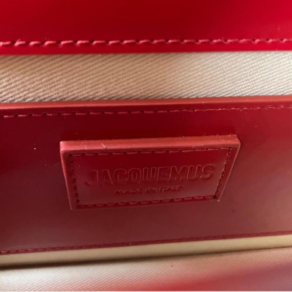 Jacquemus Jacquemus Le Grand Bambino Red Silver Size ONE SIZE - 9 Thumbnail