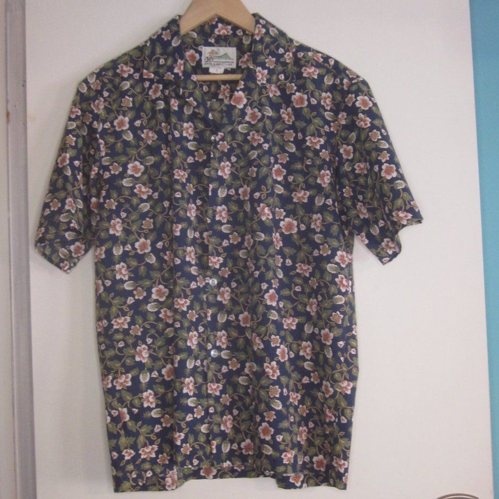Vintage Mens Hawaiian Shirt Size M Innie Fashion, Inc. Size US M / EU 48-50 / 2 - 2 Thumbnail