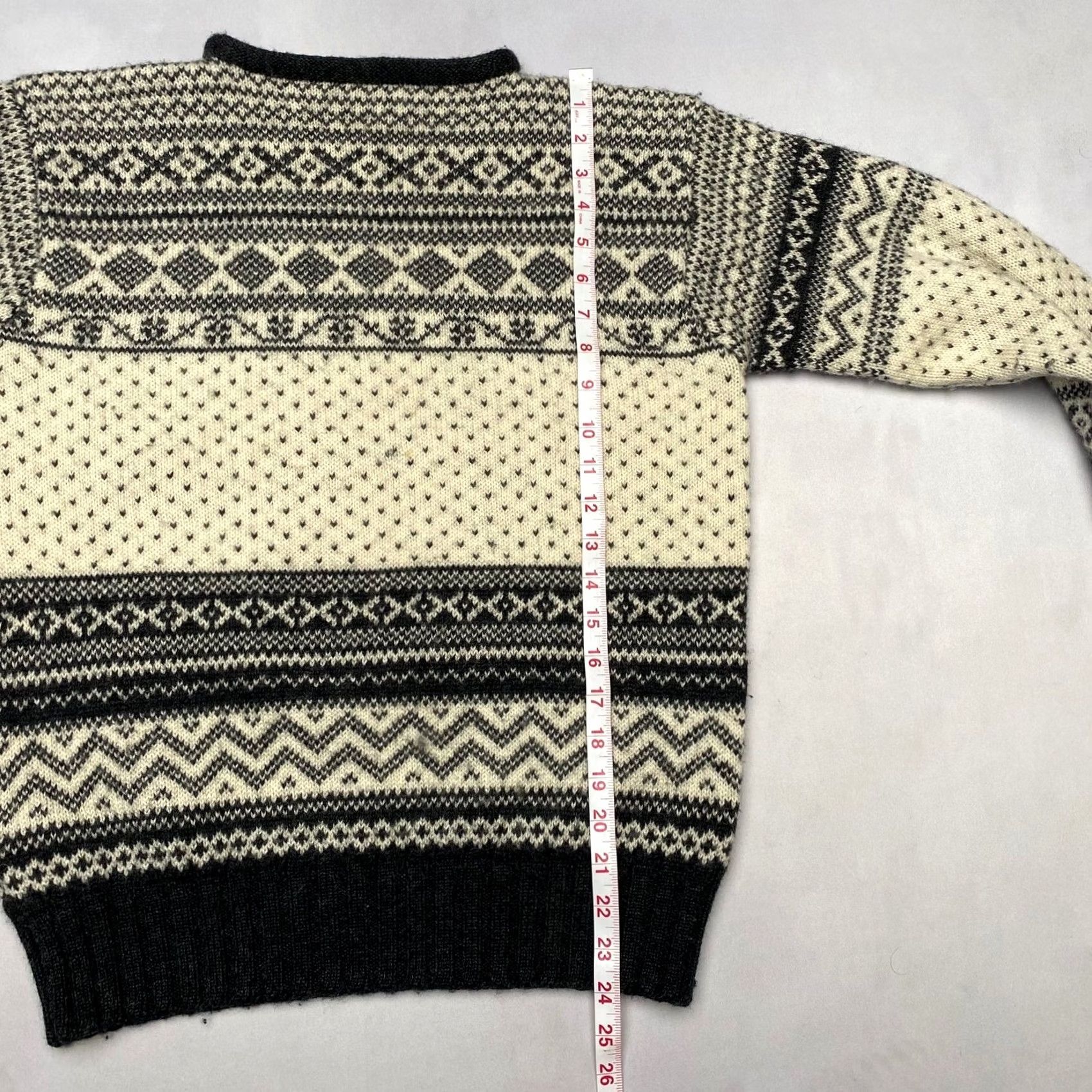J.Crew VINTAGE J.Crew Oarsmen Nordic Wool Sweater Pullover Large Fair Isle Size US L / EU 52-54 / 3 - 6 Thumbnail