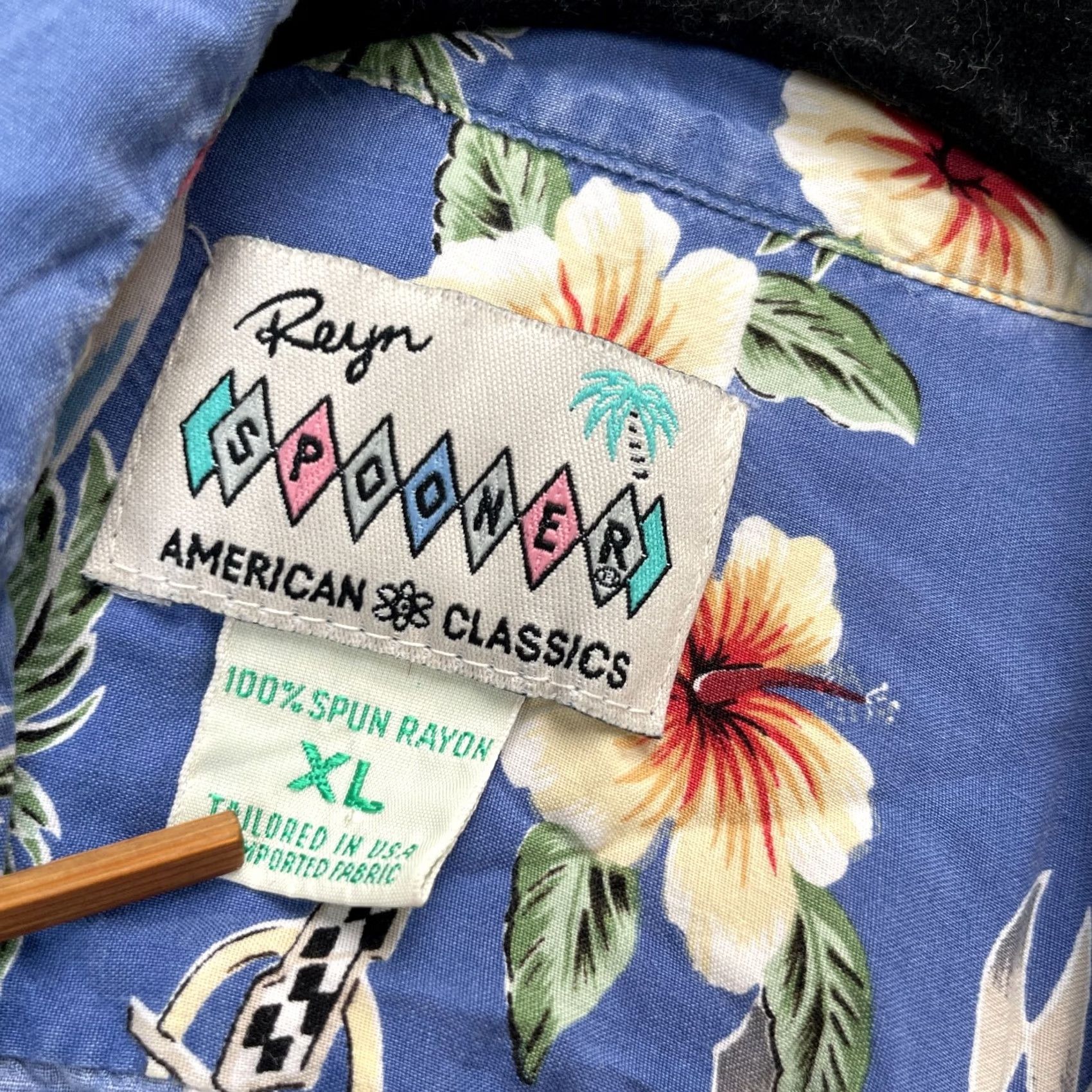 Reyn Spooner VINTAGE Reyn Spooner Shirt Mens XL Blue Hawaiian Race Car Racing Tropical Size US XL / EU 56 / 4 - 3 Thumbnail