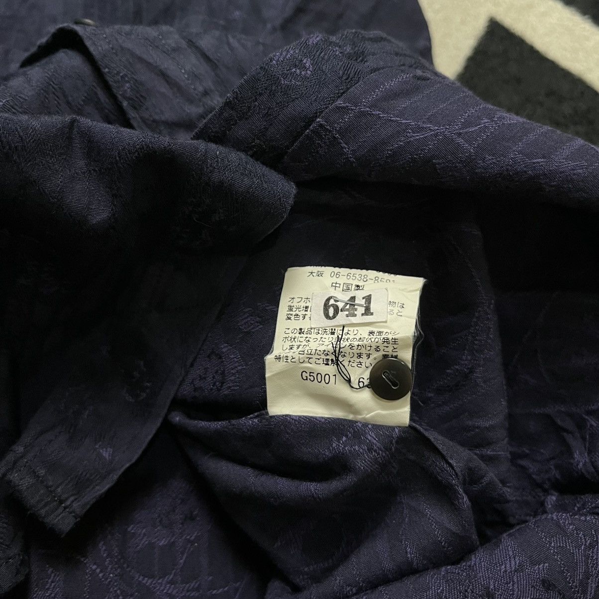 Yohji Yamamoto Vintage 90s🔥A.A.R Yohji Yamamoto textured button up shirt Size US M / EU 48-50 / 2 - 8 Thumbnail