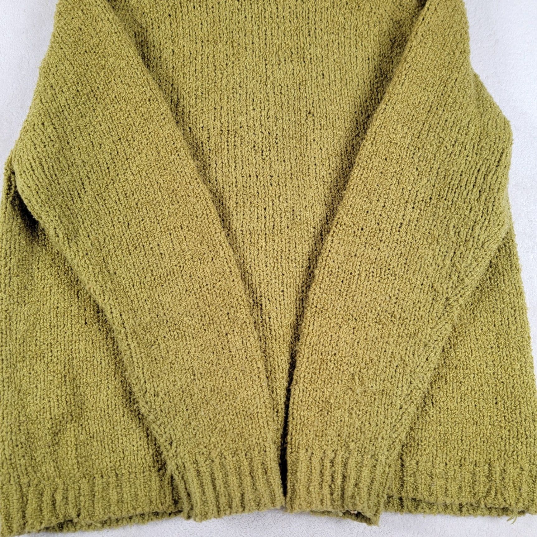 Vintage VINTAGE The May Company Cardigan Women’s Sweater L Green Heather Designers Originals Long Sleeve V-Neck Knit Heavy Knit Winter Fall Spring Womens Size L / US 10 / IT 46 - 4 Thumbnail