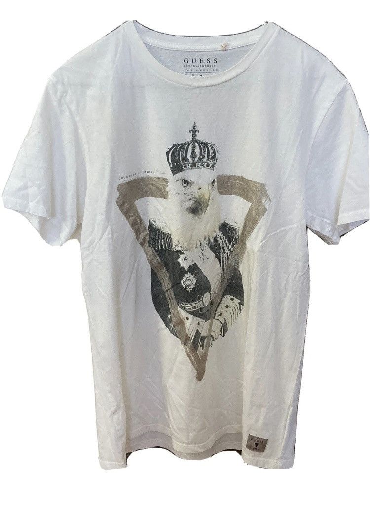 Guess Guess Golden Eagle Embroidered Graphic T-Shirt Small Size US S / EU 44-46 / 1 - 1 Thumbnail