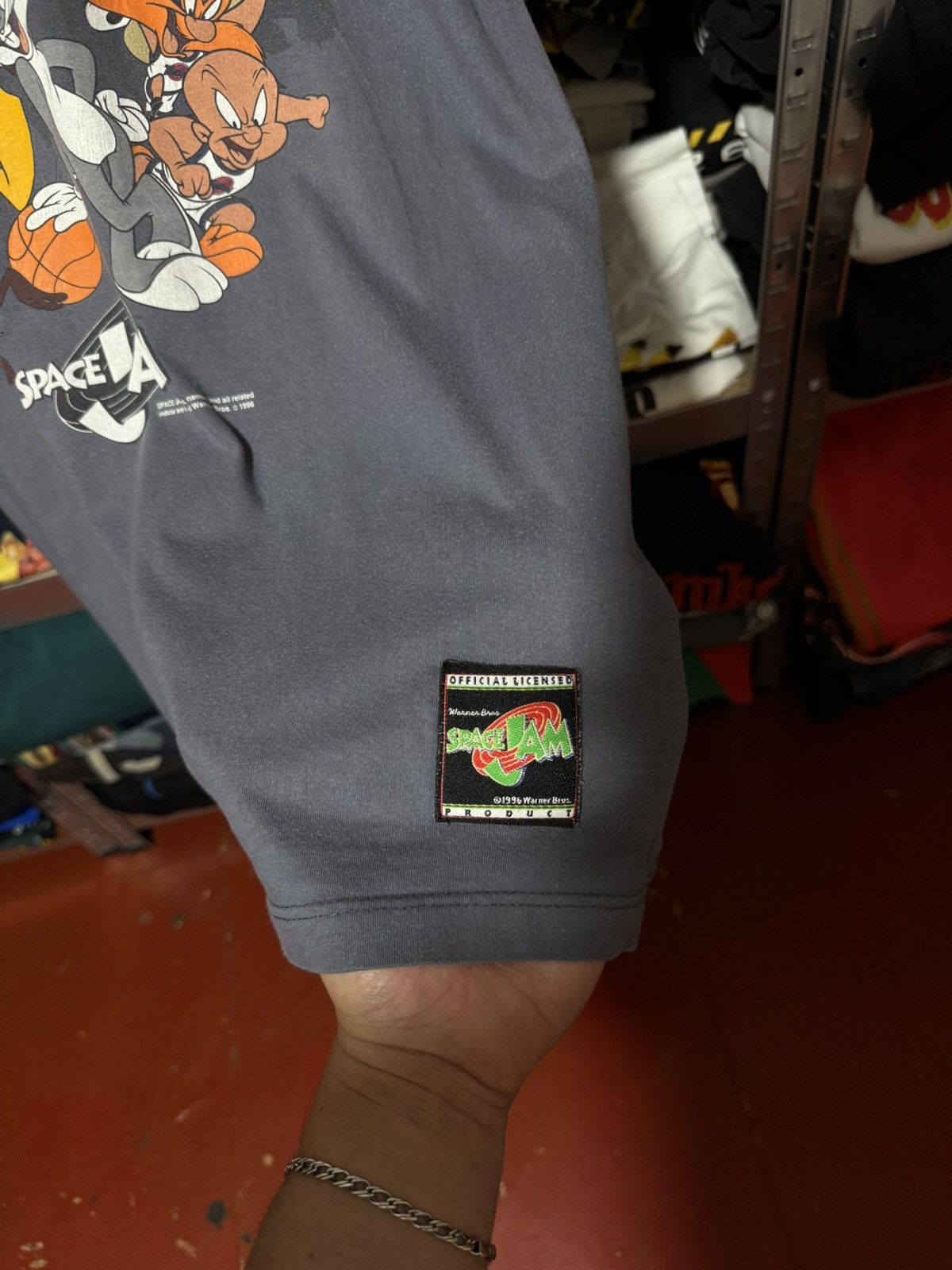 Nutmeg Vintage 1996 Space Jam Nutmeg 1996 Warner Bros T-Shirt Y2K Size US M / EU 48-50 / 2 - 6 Thumbnail