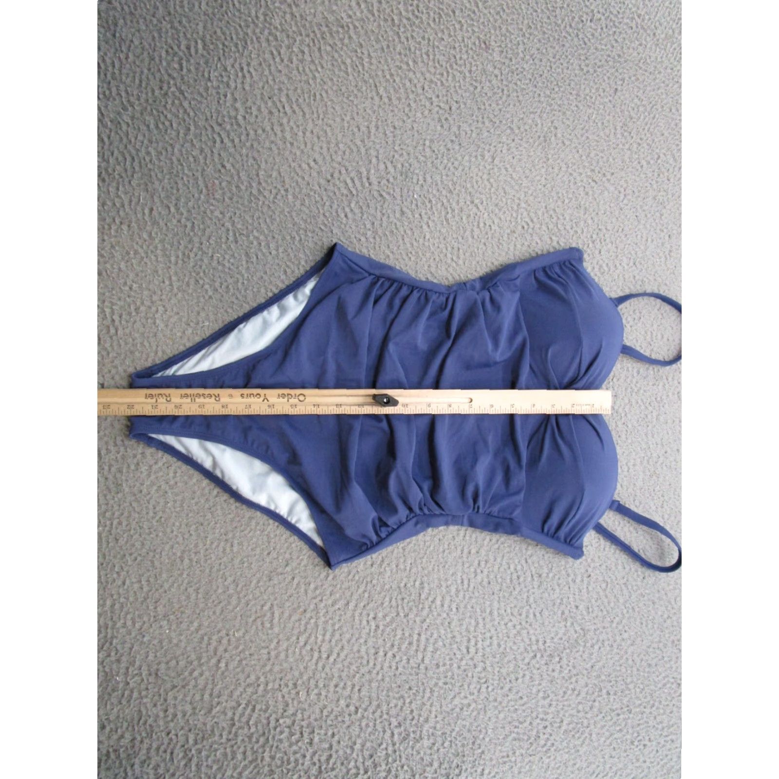 Vintage Cupshe Women's One Piece Swimsuit Blue Size M Beach NEW Size ONE SIZE - 6 Thumbnail