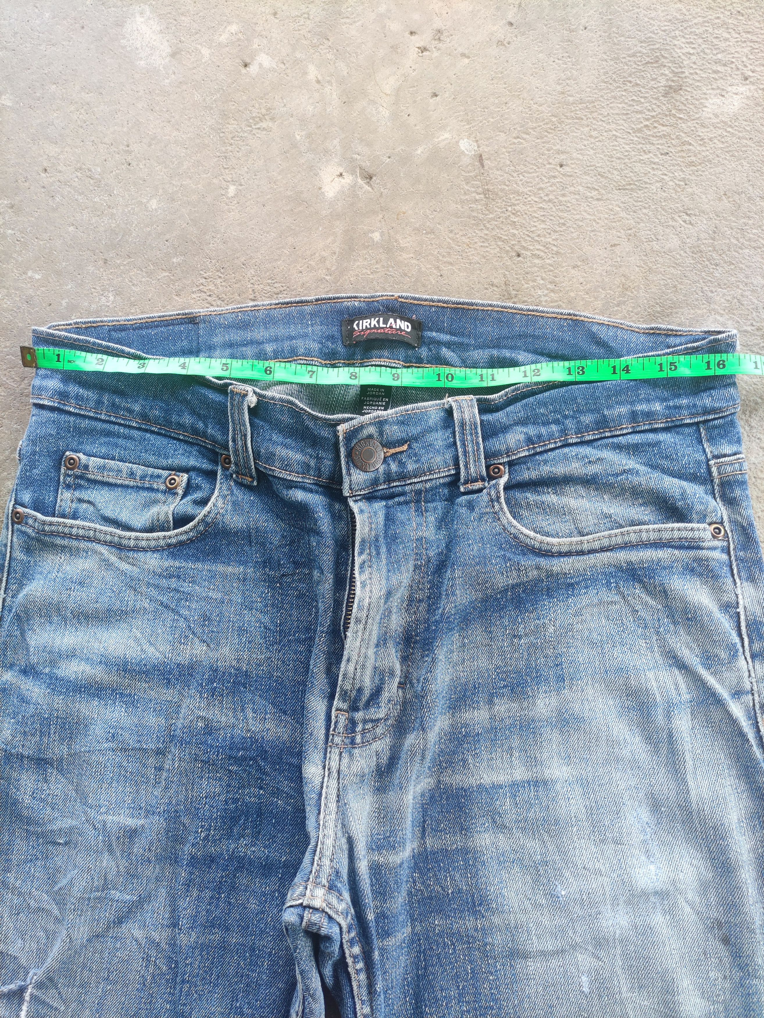 Kirkland Signature Vintage Kirkland Brand Distressed Faded Denim Pants Size US 33 - 7 Thumbnail
