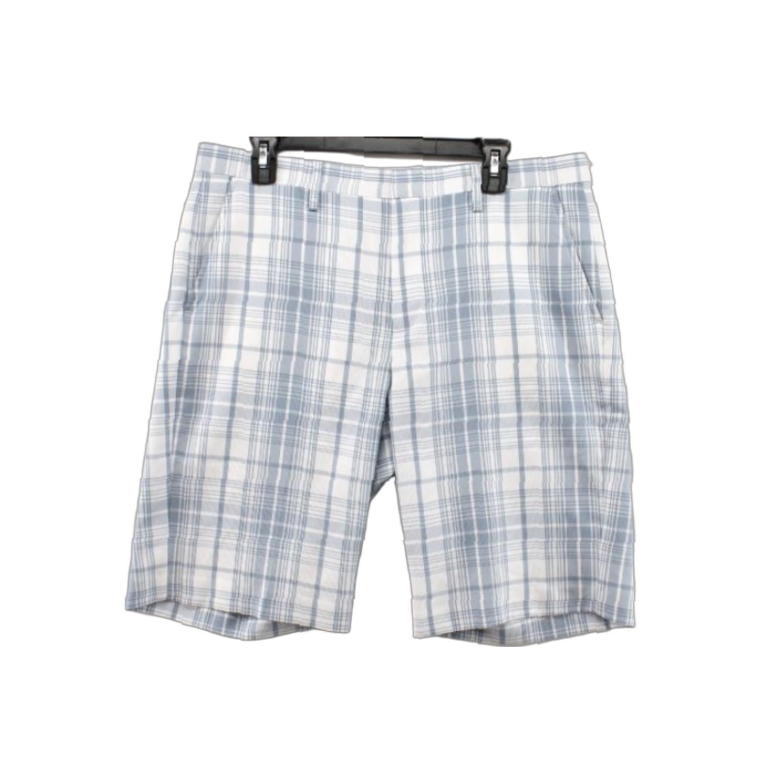 Saks Fifth Avenue Saks Fifth Avenue Golf Shorts Men’s 36 White Blue Plaid Polyester Blend Preppy Bermuda Shorts Regular 36 Blue Colorful City Outdoor 90s Mens Size US 36 / EU 52 - 1 Thumbnail
