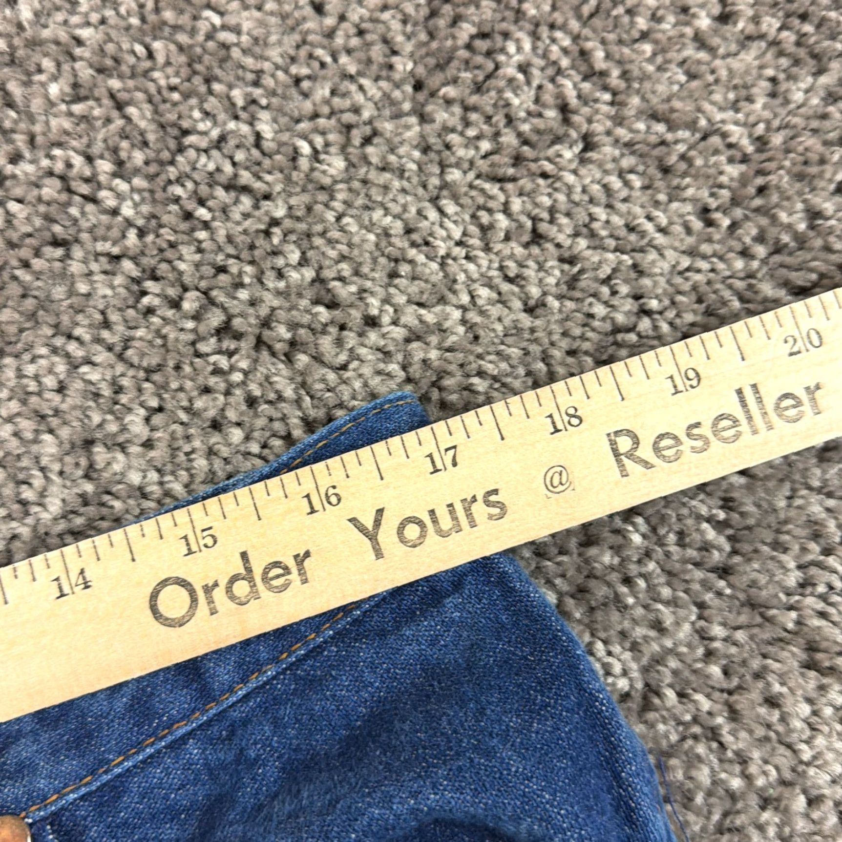 Wrangler VINTAGE Wrangler Jeans Mens 38 Straight Denim Blue Dark Wash 30 Inseam USA Wrangler 39912NV Jeans Size US 38 / EU 54 - 6 Thumbnail