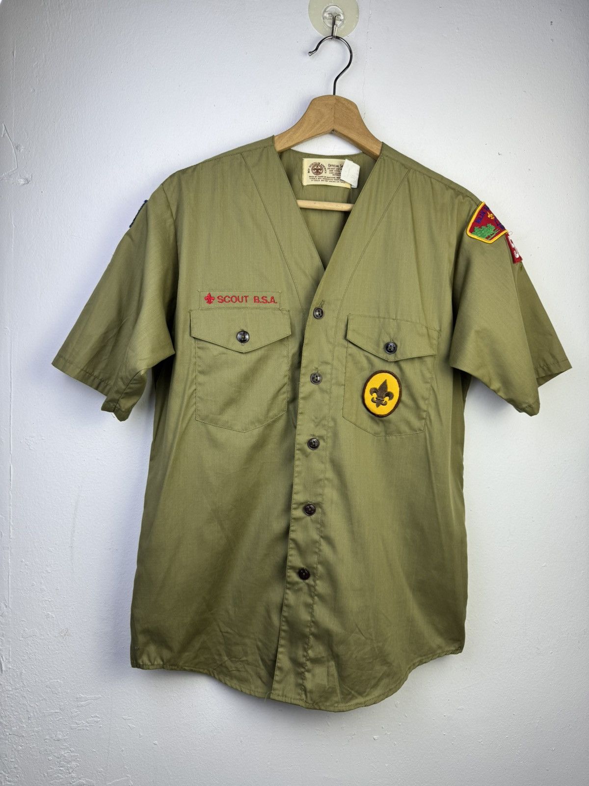 Vintage vintage Boy Scouts of America (BSA) uniform shirt Size US L / EU 52-54 / 3 - 2 Thumbnail
